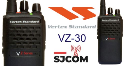 Vertex Standard Radio Portátil VZ-30 – UHF o VHF<br />
La unidad VZ-30 es un radio económico para usuarios básicos e intermedios. Este radio portátil está dotado de las características necesarias para asegurar una comunicación confiable entre usuarios.<br />
<br />
Vertex Standard Serie VZ30<br />
VZ-30-G6-5: 136 - 174 MHz, 1-5 Watts<br />
VZ-30-DO-5: 403 - 470 MHz, 1-4 Watts