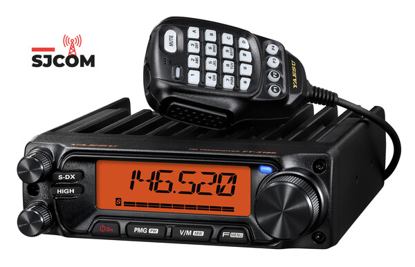 El FT-3185R ASP ofrece una potencia de transmisión de 85 W fiable y de alto rendimiento. Su disipador de calor, sin ventilador, garantiza una potencia de RF estable de 85 W (seleccionable entre 85 W, 50 W, 20 W y 5 W).   